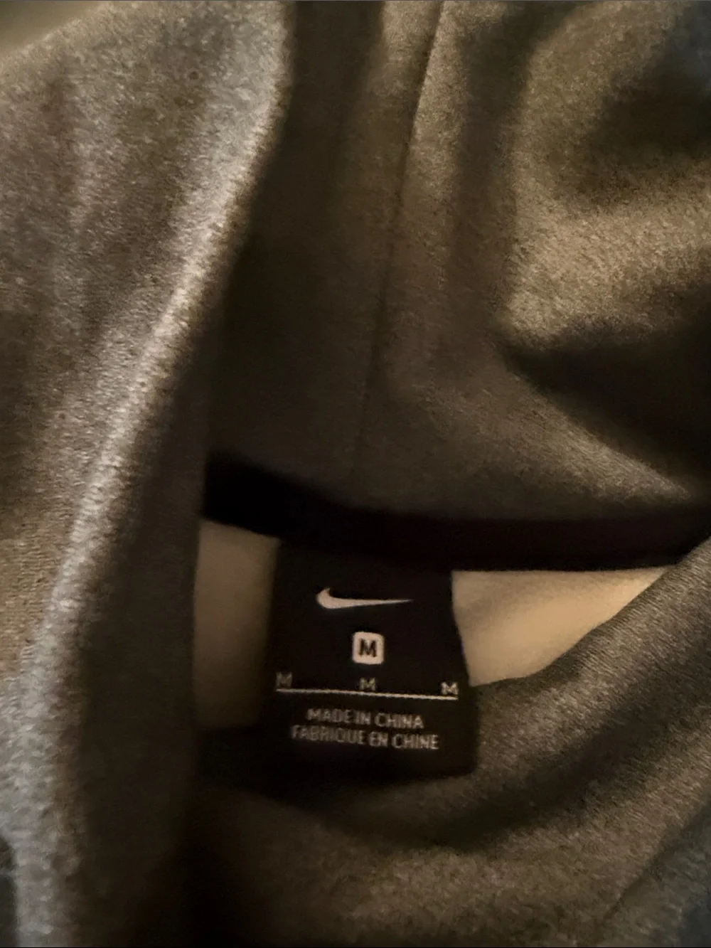 Nike Men’s Dark Charcoal Turtleneck Sweater NWOT
